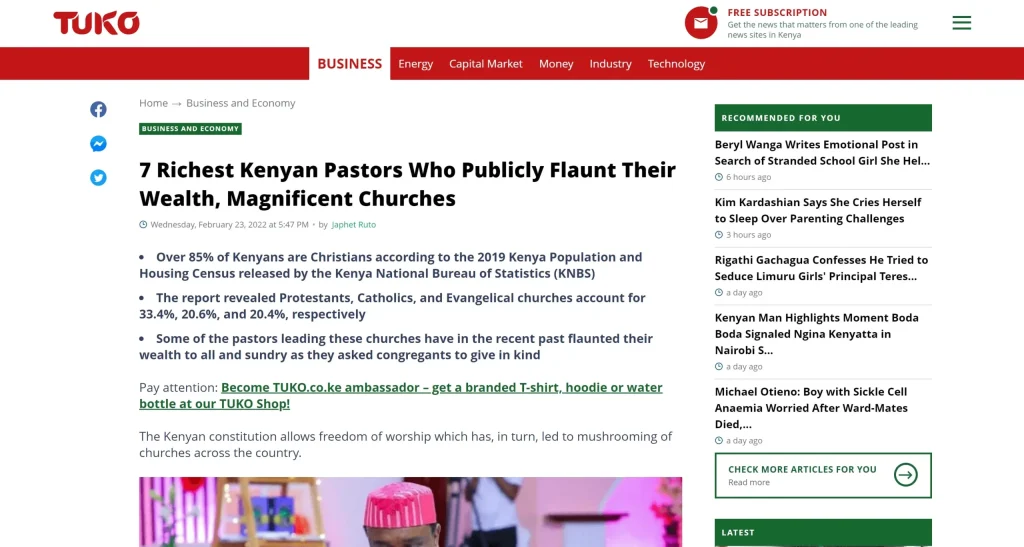 Pastor's Articles on Social Media (7)