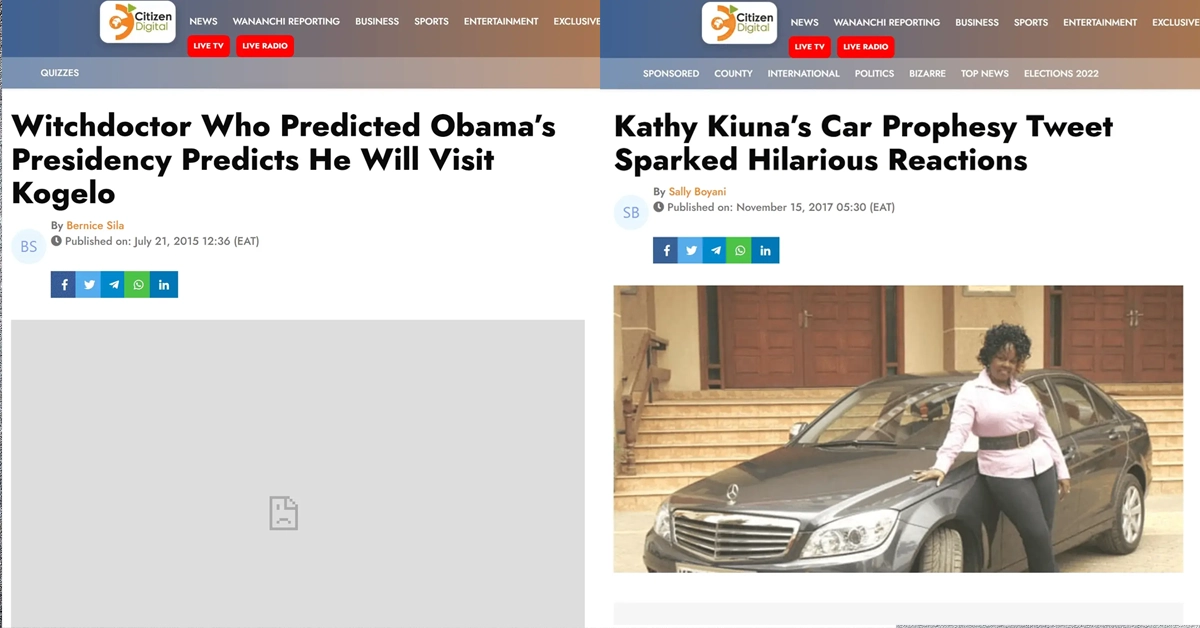 The Kenyan Media is Busy Advertising & Promoting The Occult